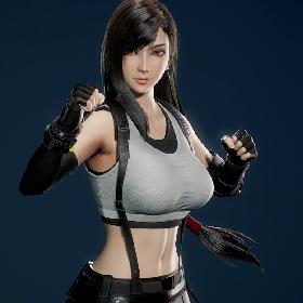 3D Tifa Lockhart - Game Ready